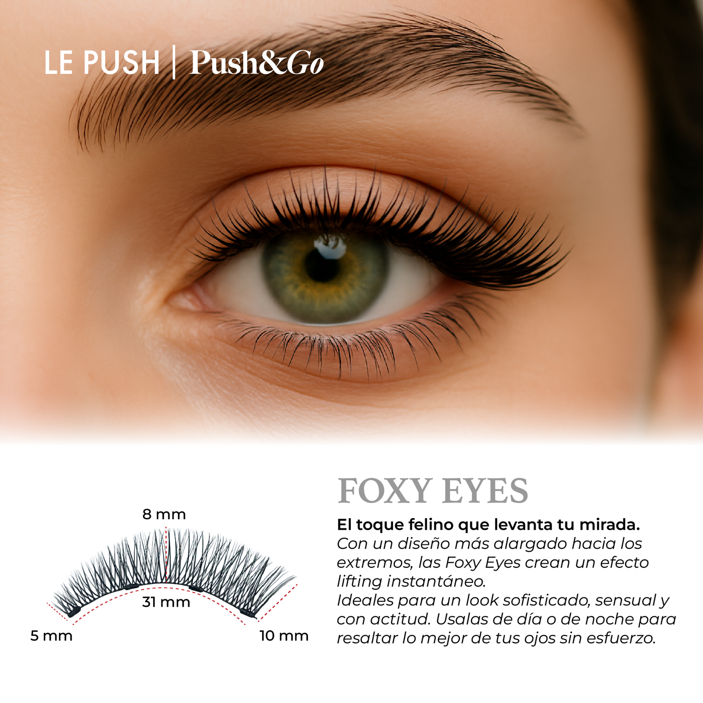 Pestañas Magneticas Push&Go